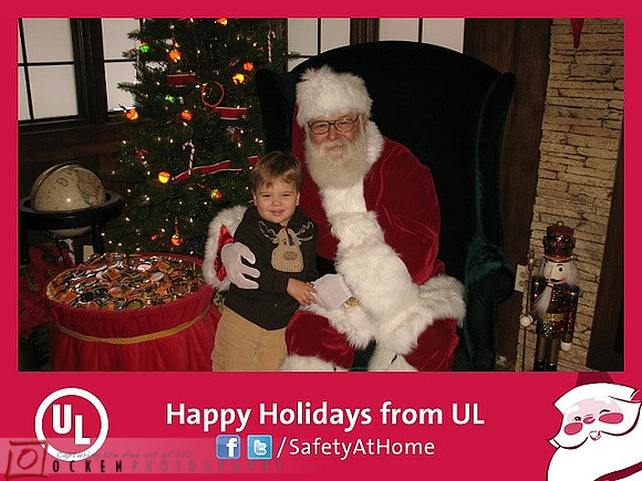 standing w. Santa