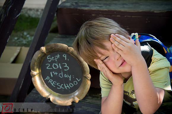 214-Evan's first day of pre-school