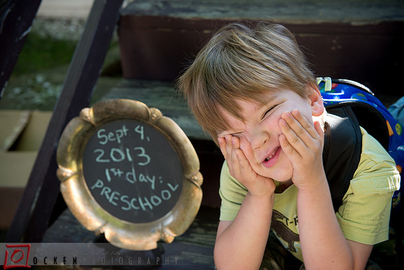 213-Evan's first day of pre-school